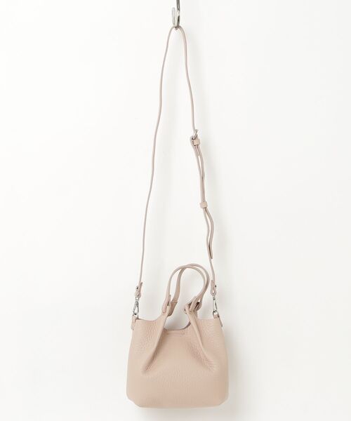 GIANNI CHIARINI(ジャンニ キアリーニ)の「GIANNI CHIARINI / DUA XS レザー デュア 2WAY ミニバッグ(ハンドバッグ・レディース・ブラック/ゴールド/ベージュ系1/ライトピンク・FREE)」の8枚目の写真