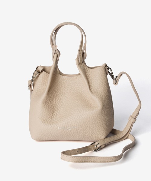 GIANNI CHIARINI(ジャンニ キアリーニ)の「GIANNI CHIARINI / DUA XS レザー デュア 2WAY ミニバッグ(ハンドバッグ・レディース・ブラック/ゴールド/ベージュ系1/ライトピンク・FREE)」の3枚目の写真