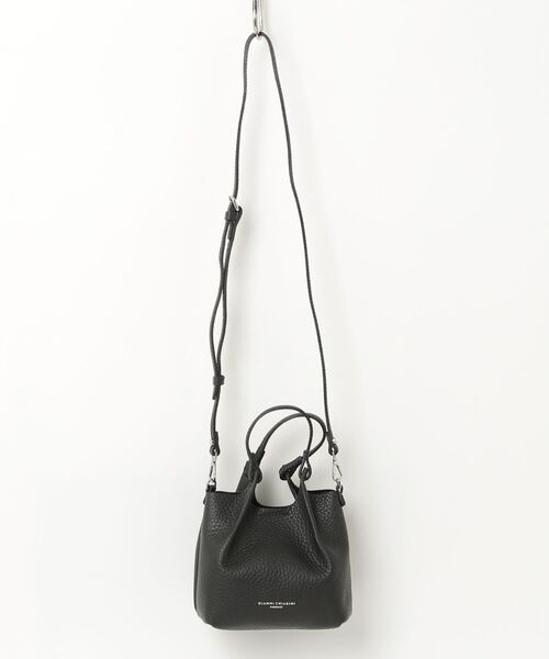 GIANNI CHIARINI(ジャンニ キアリーニ)の「GIANNI CHIARINI / DUA XS レザー デュア 2WAY ミニバッグ(ハンドバッグ・レディース・ブラック/ゴールド/ベージュ系1/ライトピンク・FREE)」の12枚目の写真