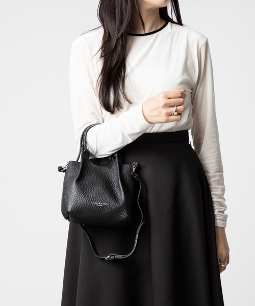 GIANNI CHIARINI(ジャンニ キアリーニ)の「GIANNI CHIARINI / DUA XS レザー デュア 2WAY ミニバッグ(ハンドバッグ・レディース・ブラック/ゴールド/ベージュ系1/ライトピンク・FREE)」の17枚目の写真