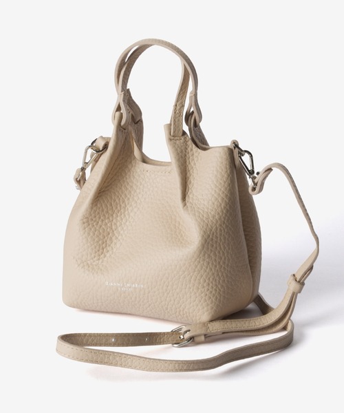 GIANNI CHIARINI(ジャンニ キアリーニ)の「GIANNI CHIARINI / DUA XS レザー デュア 2WAY ミニバッグ(ハンドバッグ・レディース・ブラック/ゴールド/ベージュ系1/ライトピンク・FREE)」の20枚目の写真