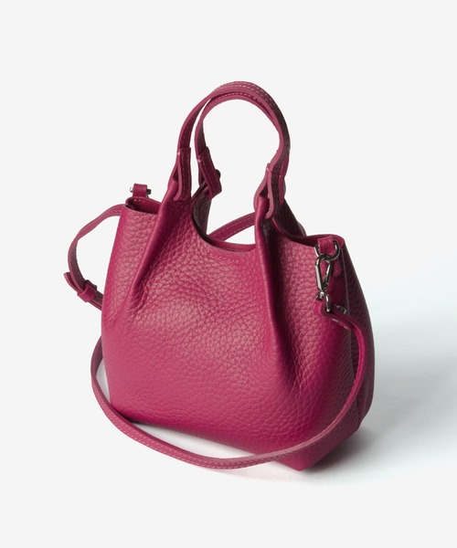 GIANNI CHIARINI(ジャンニ キアリーニ)の「GIANNI CHIARINI / DUA XS レザー デュア 2WAY ミニバッグ(ハンドバッグ・レディース・ブラック/ゴールド/ベージュ系1/ライトピンク・FREE)」の5枚目の写真