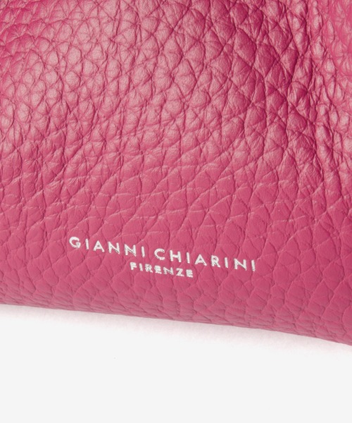 GIANNI CHIARINI(ジャンニ キアリーニ)の「GIANNI CHIARINI / DUA XS レザー デュア 2WAY ミニバッグ(ハンドバッグ・レディース・ブラック/ゴールド/ベージュ系1/ライトピンク・FREE)」の6枚目の写真