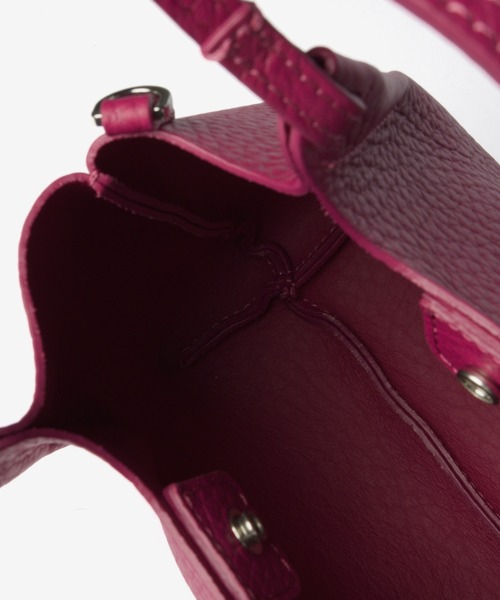 GIANNI CHIARINI(ジャンニ キアリーニ)の「GIANNI CHIARINI / DUA XS レザー デュア 2WAY ミニバッグ(ハンドバッグ・レディース・ブラック/ゴールド/ベージュ系1/ライトピンク・FREE)」の7枚目の写真
