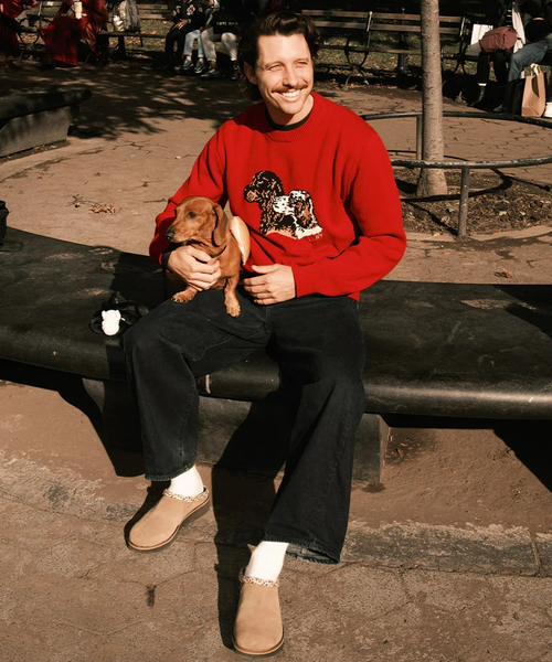 ONLY NY(オンリーニューヨーク)の「ONLY NY / オンリーニューヨーク Retriever Sweater(ニット/セーター・メンズ・レッド・MEDIUM)」の2枚目の写真