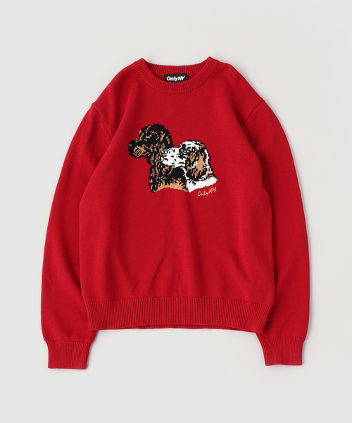 ONLY NY(オンリーニューヨーク)の「ONLY NY / オンリーニューヨーク Retriever Sweater(ニット/セーター・メンズ・レッド・MEDIUM)」の6枚目の写真