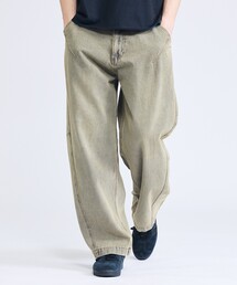 ABAHOUSE（アバハウス）の「DARTS DENIM カーブワイドデニム / ヴィンテージライク（デニムパンツ）」