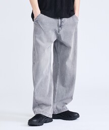 ABAHOUSE（アバハウス）の「DARTS DENIM カーブワイドデニム / ヴィンテージライク（デニムパンツ）」