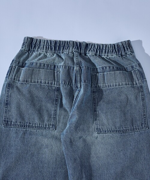 ABAHOUSE（アバハウス）の「DARTS DENIM リラックス ワイドデニム / ヴィンテージライク（デニムパンツ・メンズ・ベージュ/グレー/ブルー・48/46）」の9枚目の写真
