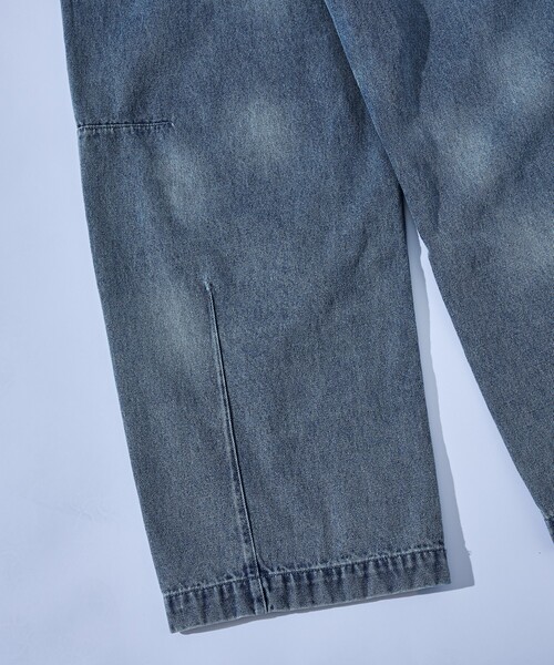 ABAHOUSE（アバハウス）の「DARTS DENIM リラックス ワイドデニム / ヴィンテージライク（デニムパンツ・メンズ・ベージュ/グレー/ブルー・48/46）」の10枚目の写真