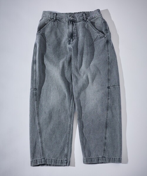 ABAHOUSE（アバハウス）の「DARTS DENIM リラックス ワイドデニム / ヴィンテージライク（デニムパンツ・メンズ・ベージュ/グレー/ブルー・48/46）」の17枚目の写真