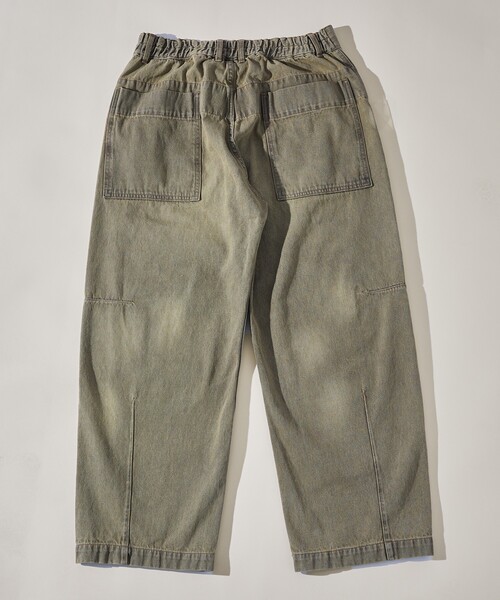 ABAHOUSE（アバハウス）の「DARTS DENIM ワイドストレートデニム / ヴィンテージライク（デニムパンツ・メンズ・ベージュ/グレー/ブルー・48/46）」の9枚目の写真