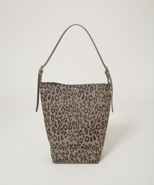 Le Minor(ルミノア)の「Le Minor/TOILE MARCHE ECRU LEOPARD(トートバッグ・レディース・その他1・FREE)」の4枚目の写真