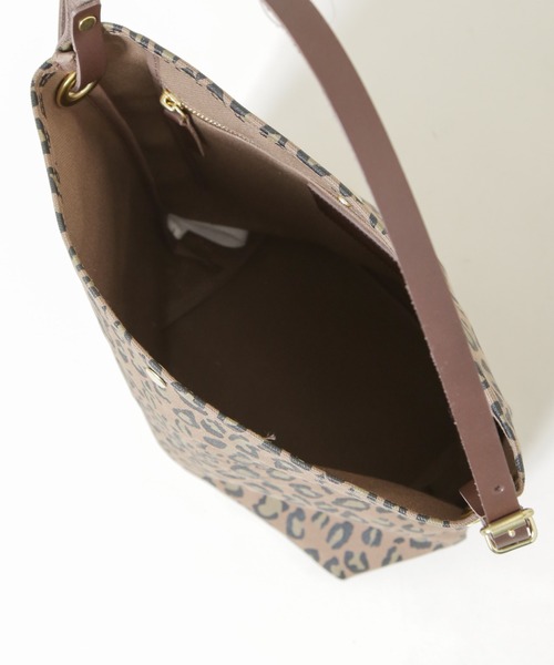 Le Minor(ルミノア)の「Le Minor/TOILE MARCHE ECRU LEOPARD(トートバッグ・レディース・その他1・FREE)」の6枚目の写真
