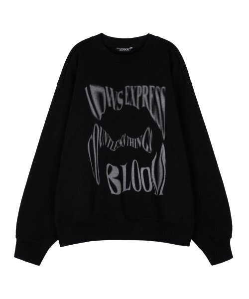 IDWS(アイドンワナセル)の「Typo Effect Graphic MTM Black(スウェット・レディース・その他・0/1)」の1枚目の写真