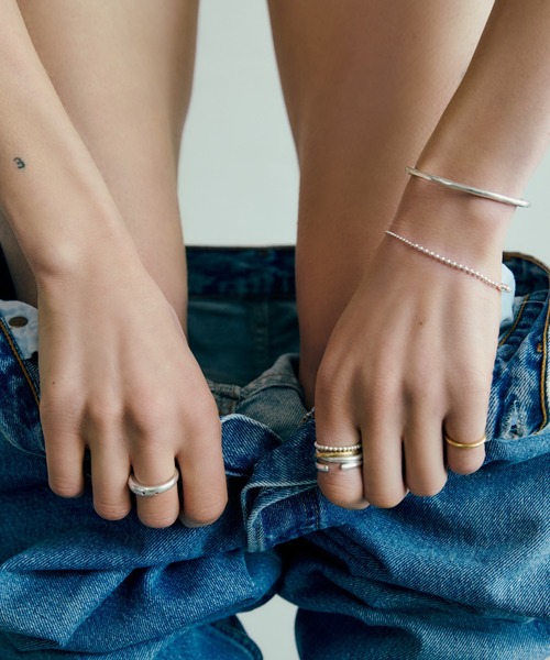 TEN.（テン）の「【新作】SILVER925 ボールチェーンコンビブレスレット（ブレスレット・レディース・シルバー・FREE）」の4枚目の写真