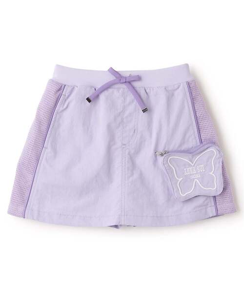 ANNA SUI mini(アナスイ・ミニ)の「蝶ポケットカーゴスカパン【撥水加工・UVカット】(その他パンツ・キッズ・ラベンダー/ブラック/サックスブルー・160cm/150cm/120cm/140cm/130cm)」の5枚目の写真