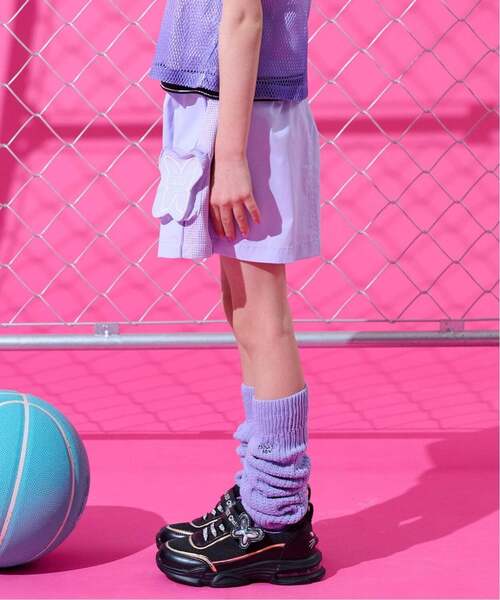 ANNA SUI mini(アナスイ・ミニ)の「蝶ポケットカーゴスカパン【撥水加工・UVカット】(その他パンツ・キッズ・ラベンダー/ブラック/サックスブルー・160cm/150cm/120cm/140cm/130cm)」の6枚目の写真