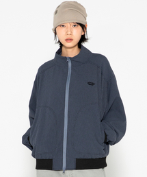 XTONZ（エクストーンズ）の「XJ135 インフィニティチェックトラックジャケット (チャコール)（ナイロンジャケット）」