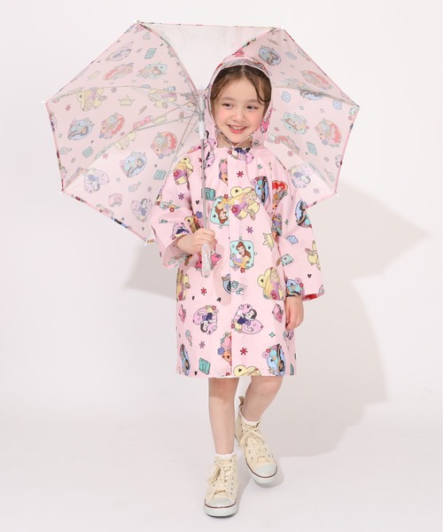 Disney(ディズニー)の「ディズニー キャラクター 傘 1213(長傘・キッズ・ホワイト/レッド系9/チェリーピンク・ONE SIZE)」の7枚目の写真