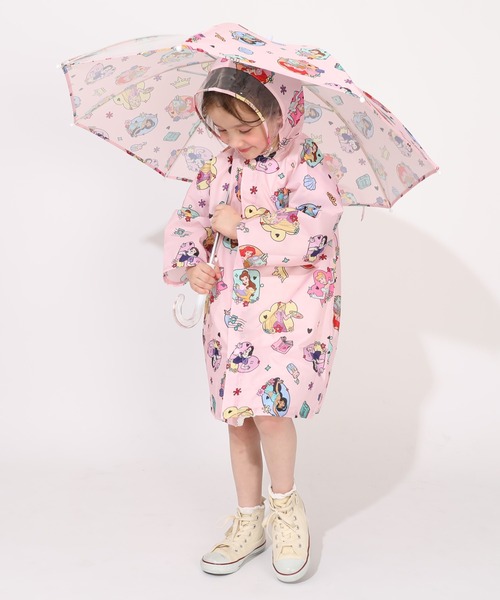 Disney(ディズニー)の「ディズニー キャラクター 傘 1213(長傘・キッズ・ホワイト/レッド系9/チェリーピンク・ONE SIZE)」の8枚目の写真