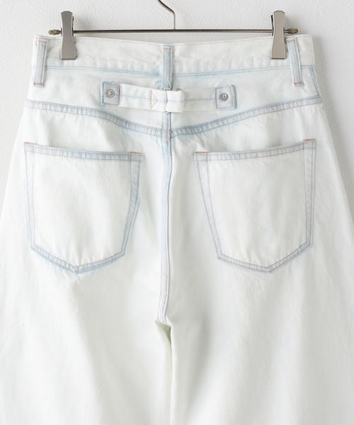 CURRENTAGE（カレンテージ）の「CURRENTAGE/カレンテージ ブリーチ デニム A2561FP502（デニムパンツ・レディース・ホワイト・MEDIUM/SMALL）」の6枚目の写真