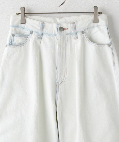 CURRENTAGE（カレンテージ）の「CURRENTAGE/カレンテージ ブリーチ デニム A2561FP502（デニムパンツ・レディース・ホワイト・MEDIUM/SMALL）」の7枚目の写真