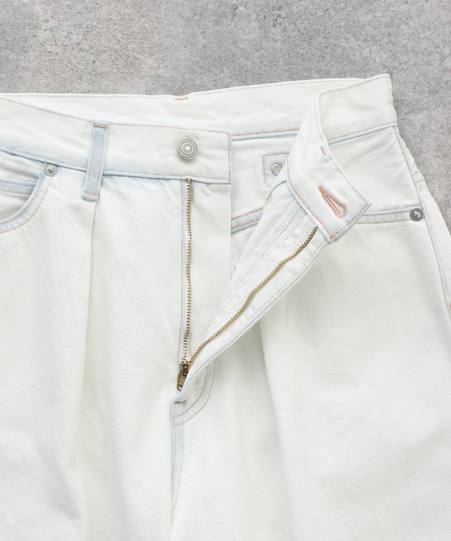 CURRENTAGE（カレンテージ）の「CURRENTAGE/カレンテージ ブリーチ デニム A2561FP502（デニムパンツ・レディース・ホワイト・MEDIUM/SMALL）」の9枚目の写真
