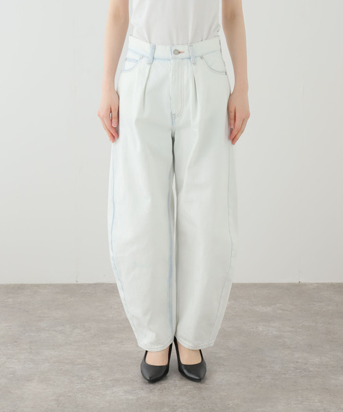 CURRENTAGE（カレンテージ）の「CURRENTAGE/カレンテージ ブリーチ デニム A2561FP502（デニムパンツ・レディース・ホワイト・MEDIUM/SMALL）」の14枚目の写真