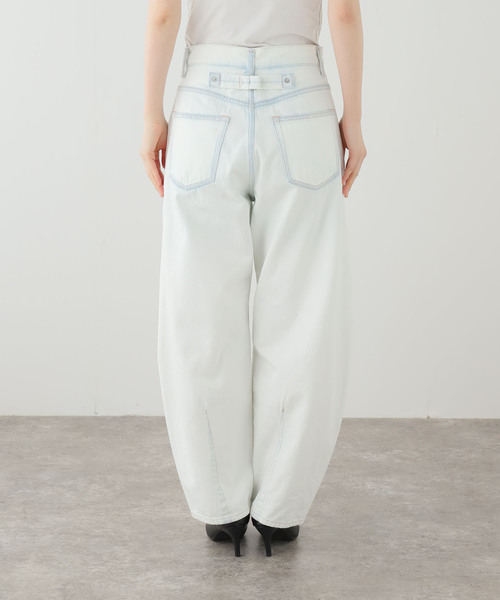 CURRENTAGE（カレンテージ）の「CURRENTAGE/カレンテージ ブリーチ デニム A2561FP502（デニムパンツ・レディース・ホワイト・MEDIUM/SMALL）」の16枚目の写真