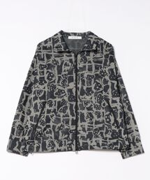 H.A.K（ハク）の「ニットジャカードジップアップブルゾン（ブルゾン）」