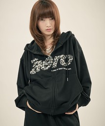 MSG（エムエスジー）の「Buyer’ｓselect/【SET-UP着用可能】総柄ロゴプリントジップパーカー（パーカー）」