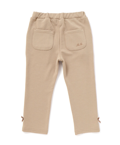BeBe（ベベ）の「【抗菌防臭】ミラノリブリボン付き8分丈クロップドパンツ(90~130cm)（その他パンツ・キッズ・ピンク/ネイビー/ベージュ・XS/M/S/L）」の13枚目の写真