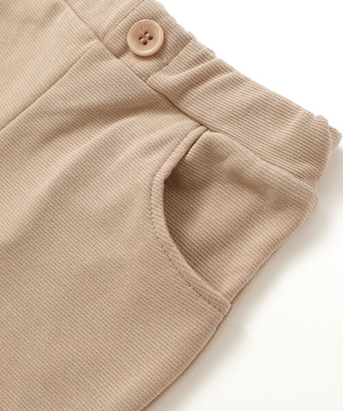 BeBe（ベベ）の「【抗菌防臭】ミラノリブリボン付き8分丈クロップドパンツ(90~130cm)（その他パンツ・キッズ・ピンク/ネイビー/ベージュ・XS/M/S/L）」の15枚目の写真