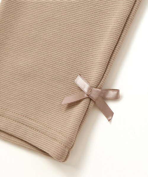 BeBe（ベベ）の「【抗菌防臭】ミラノリブリボン付き8分丈クロップドパンツ(90~130cm)（その他パンツ・キッズ・ピンク/ネイビー/ベージュ・XS/M/S/L）」の17枚目の写真