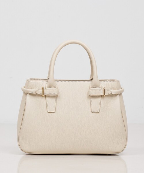 LOWELL things(ロウェル シングス)の「Lien/レザー3層2WAYトート(トートバッグ・レディース・グレイッシュベージュ/ブラック/アイボリー・フリー)」の2枚目の写真