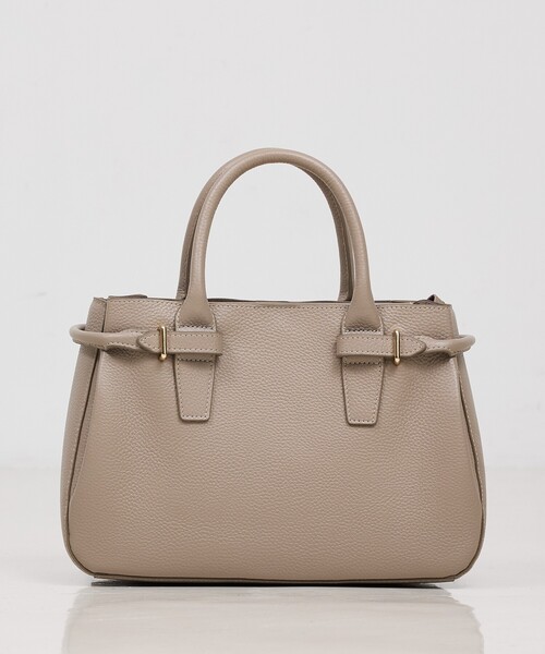 LOWELL things(ロウェル シングス)の「Lien/レザー3層2WAYトート(トートバッグ・レディース・グレイッシュベージュ/ブラック/アイボリー・フリー)」の16枚目の写真