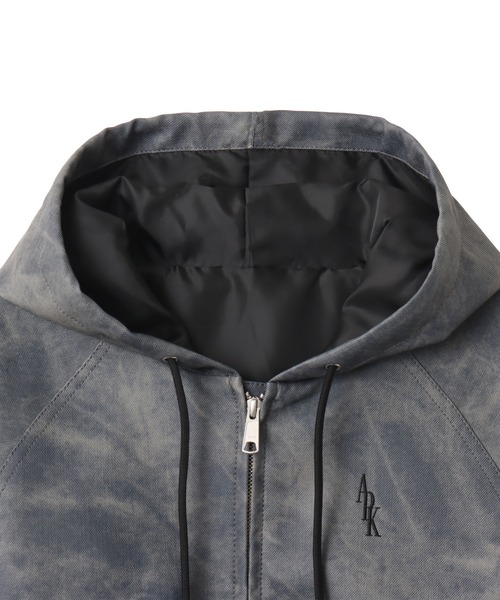 atmos pink(アトモスピンク)の「atmos pink Faux Leather Hoodie Jacket / アトモス ピンク フォー レザー フーディー ジャケット(その他アウター・レディース・チャコール/ピンク・FREE)」の17枚目の写真