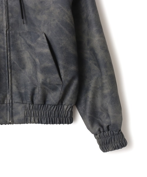 atmos pink(アトモスピンク)の「atmos pink Faux Leather Hoodie Jacket / アトモス ピンク フォー レザー フーディー ジャケット(その他アウター・レディース・チャコール/ピンク・FREE)」の19枚目の写真
