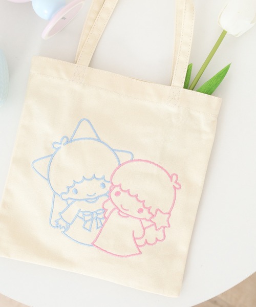 FUNALIVE(ファンアライブ)の「ミニトートバッグ キャラクター刺繍(トートバッグ・レディース・アイボリー系2/スカイブルー/ライトブルー/ピンク系その他/レッド/サーモンピンク/アイボリー系1/グリーン/ナチュラル/ブルー/パープル/ピンク系その他2/ミント/イエロー/ピンク系1/ベージュ/ネイビー/ピンク系2・FREE)」の20枚目の写真