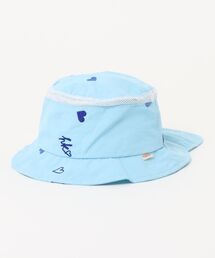 hakka baby（ハッカベビー）の「[ベビー]ハート刺繍／恐竜刺繍日よけ付きハット（ハット）」