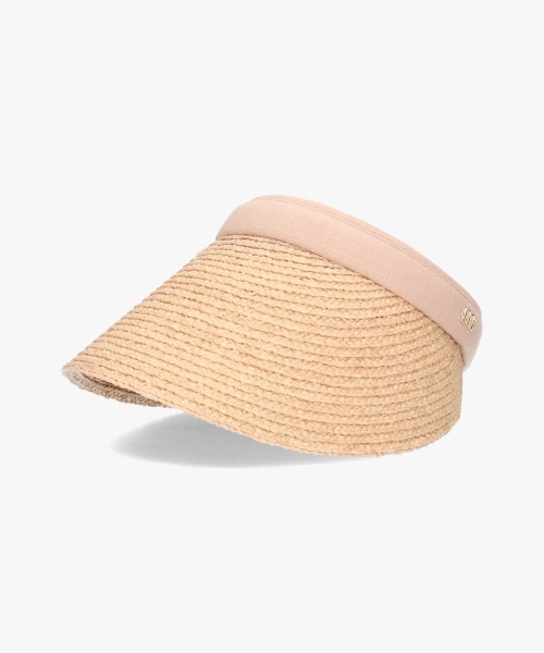 milsa（ミルサ）の「milsa Raffia VISOR / ミルサ（サンバイザー・レディース・ブラック/ベージュ/ベージュ×ブラック・FREE）」の8枚目の写真