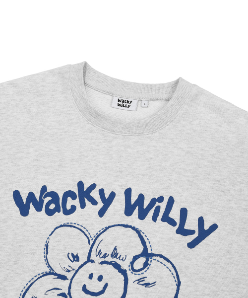 Wacky WiLLy(ワッキーウィリー)の「ビッグリリー スウェット ライトグレー(スウェット・レディース・その他・SMALL/MEDIUM/LARGE/X-LARGE)」の4枚目の写真