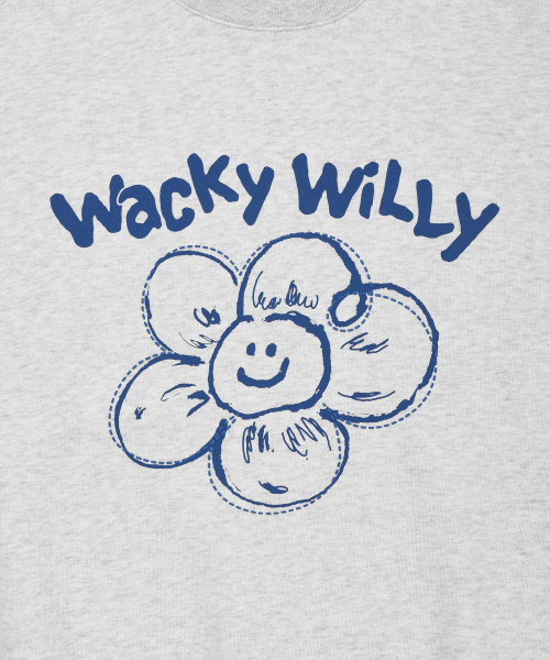 Wacky WiLLy(ワッキーウィリー)の「ビッグリリー スウェット ライトグレー(スウェット・レディース・その他・SMALL/MEDIUM/LARGE/X-LARGE)」の5枚目の写真