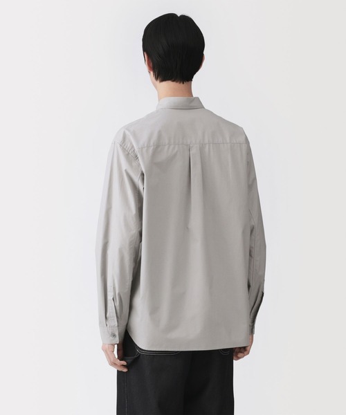 MUJI Labo(ムジラボ)の「〔MUJI Labo〕紳士 コットンワークシャツ(シャツ/ブラウス・メンズ・ブラック/オフホワイト/グレー・S/M/L/XL)」の12枚目の写真