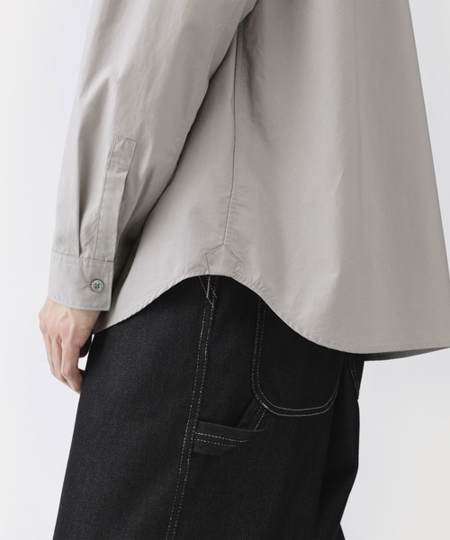 MUJI Labo(ムジラボ)の「〔MUJI Labo〕紳士 コットンワークシャツ(シャツ/ブラウス・メンズ・ブラック/オフホワイト/グレー・S/M/L/XL)」の14枚目の写真