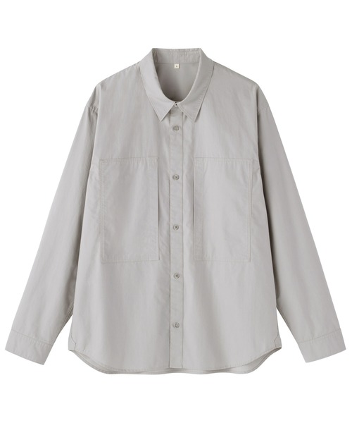 MUJI Labo(ムジラボ)の「〔MUJI Labo〕紳士 コットンワークシャツ(シャツ/ブラウス・メンズ・ブラック/オフホワイト/グレー・S/M/L/XL)」の15枚目の写真