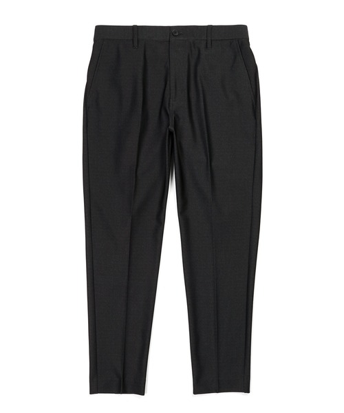 The DUFFER of ST.GEORGE（ザダファーオブセントジョージ）の「【WEB限定アイテム】SET UP JERSEY SLIM TROUSERS：セットアップ対応 ノータック ジャージスラックス（スラックス・メンズ・ブラック/グレー・X-LARGE/LARGE/MEDIUM/SMALL）」の9枚目の写真