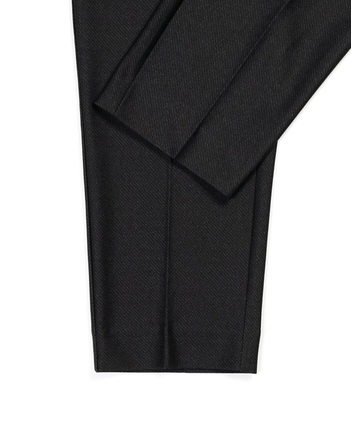 The DUFFER of ST.GEORGE（ザダファーオブセントジョージ）の「【WEB限定アイテム】SET UP JERSEY SLIM TROUSERS：セットアップ対応 ノータック ジャージスラックス（スラックス・メンズ・ブラック/グレー・X-LARGE/LARGE/MEDIUM/SMALL）」の13枚目の写真