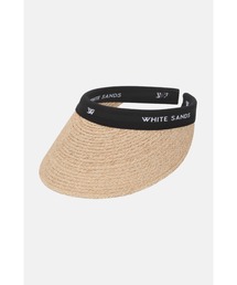 WHITE SANDS（ホワイトサンズ）の「天然ラフィア レディース サンバイザー（サンバイザー）」